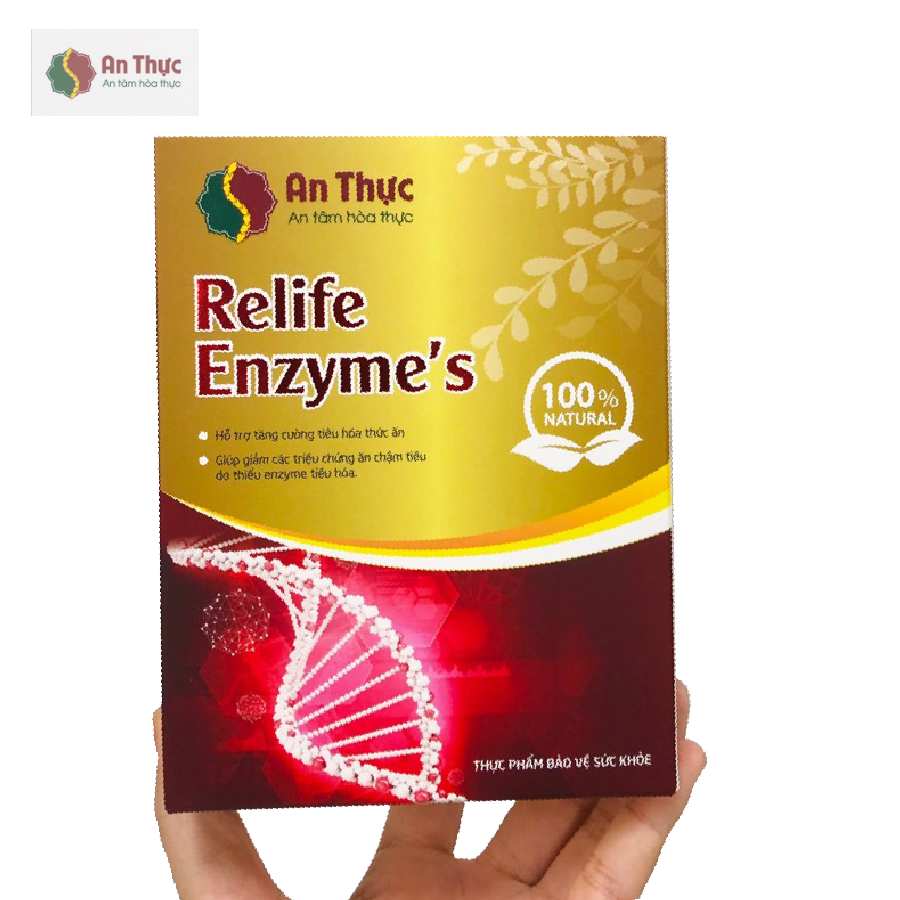 Relife Enzyme's - Sản phẩm đa Enzyme's thiên nhiên đầu tiên tại Việt Nam được Bộ Y Tế cấp phép sản xuất và lưu hành.